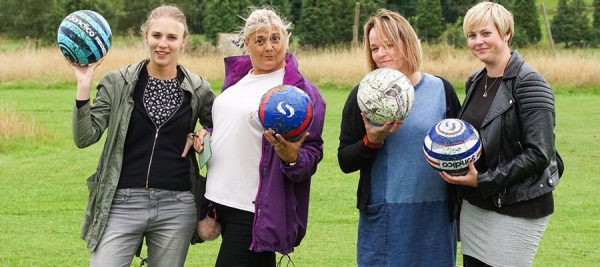 Foster Families Try Their Feet at Footgolf!